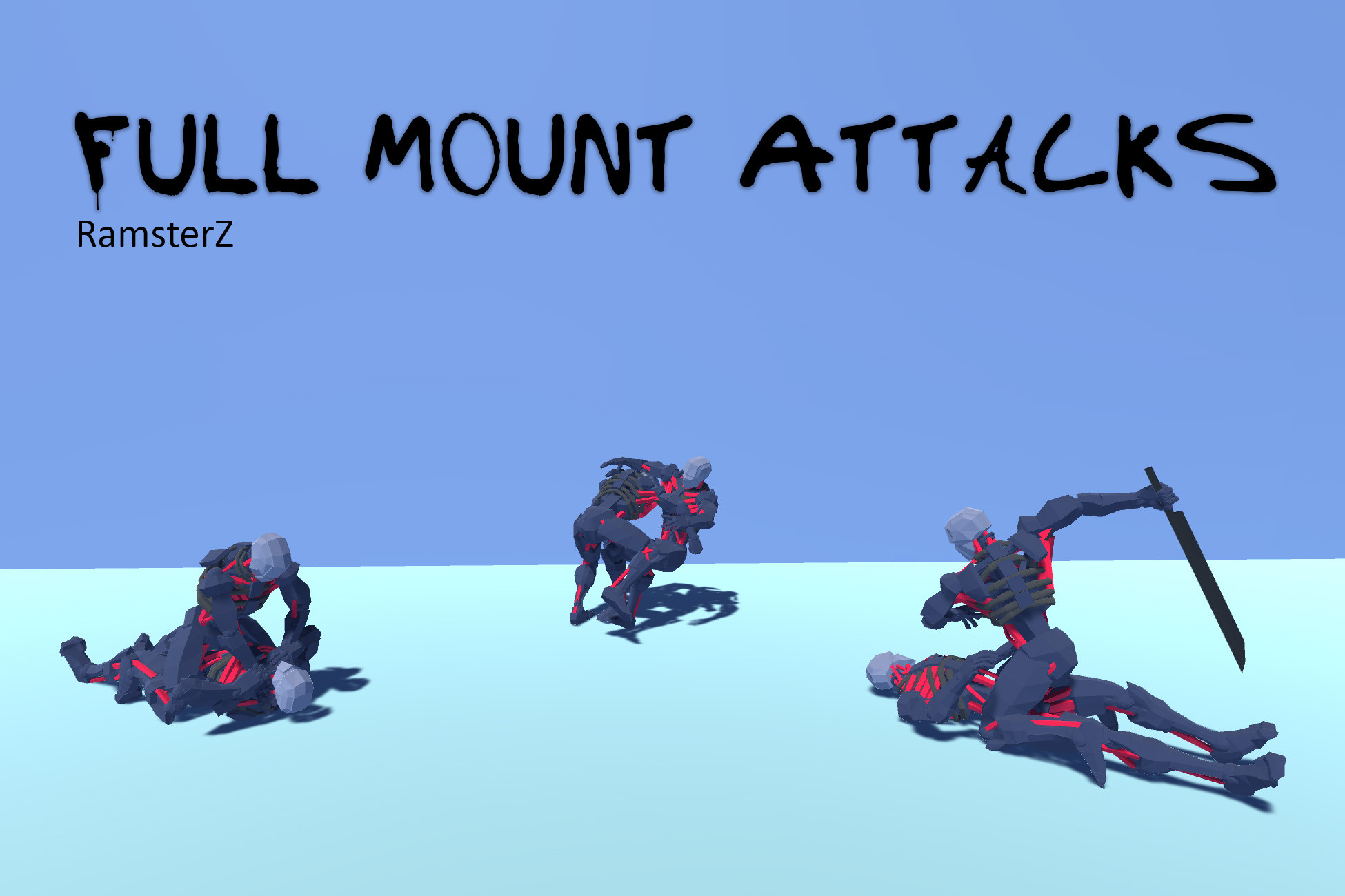 Attack Animation Unity Full Mount Attacks | 3D Animations | Unity Asset Store