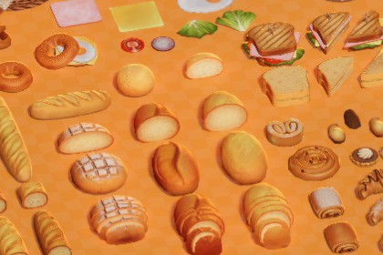 Handpainted Bakery bundle asset pack - URP