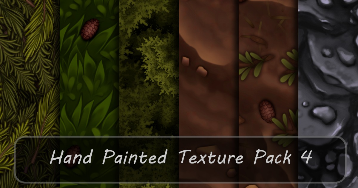 Hand Painted Texture Pack 4 | 2D Textures & Materials | Unity Asset Store
