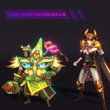 Loki and Heimdallr