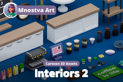 Interiors FREE - Cozy Cartoon Pack 2