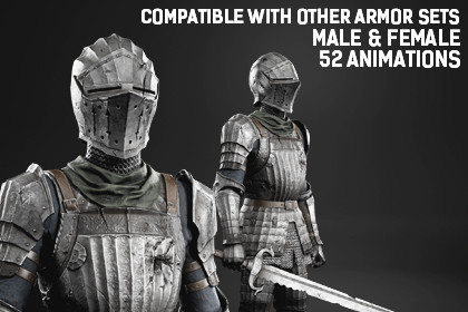 Dread Knight - Male and Female