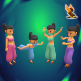 Stylized NPC - Desert People Dancer