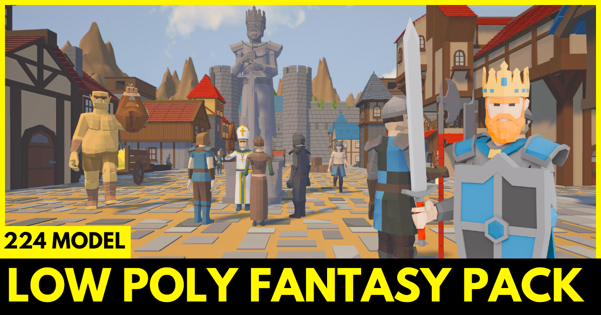 LOW POLY Fantasy Kingdom Pack | 3D Environments | Unity Asset Store