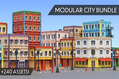 Modular Low Poly City Bundle - New York