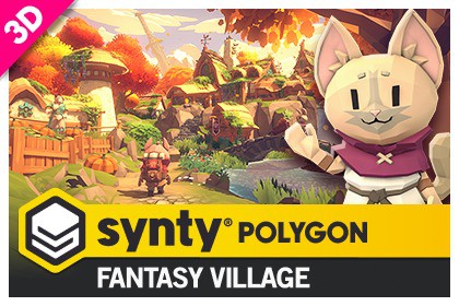 POLYGON - Fantasy Village - Art by Synty