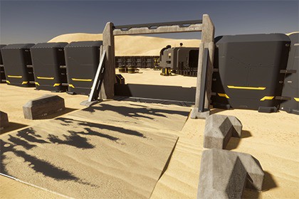 Frontier - Sci-Fi Modular Outpost Walls & Gate