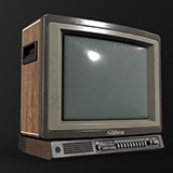 Retro TV Wooden case