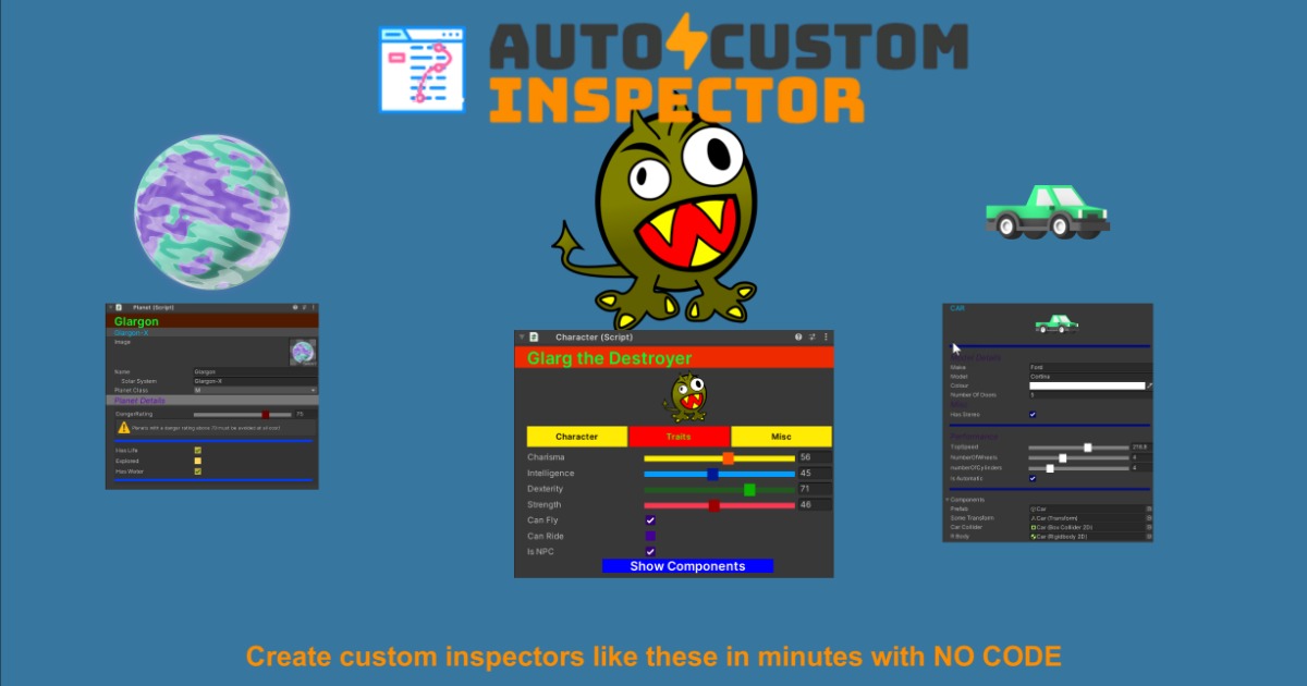 Auto Custom Inspector | Utilities Tools | Unity Asset Store