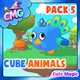 Cute Magic – Cube Animals Pack 5