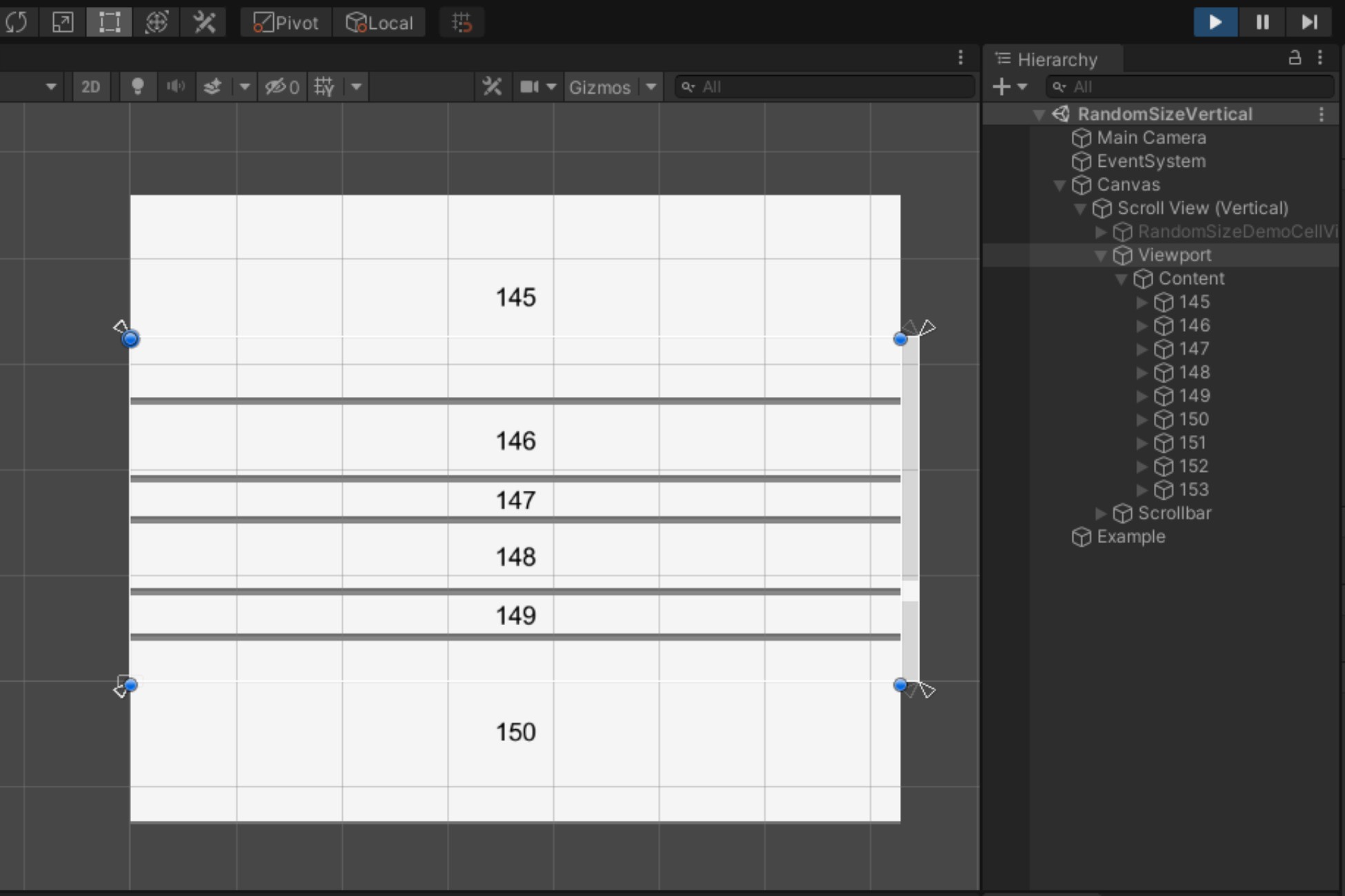 Optimized Scroll Rect Extension | GUI 工具 | Unity Asset Store
