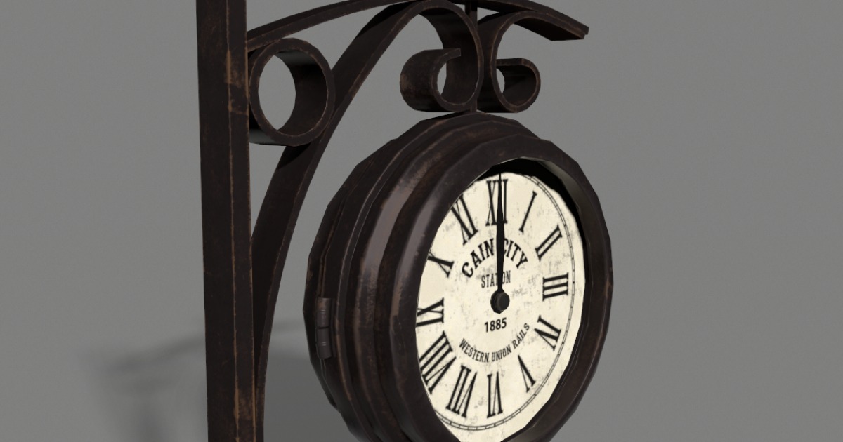 Station Clock | 3D Urban | Unity Asset Store