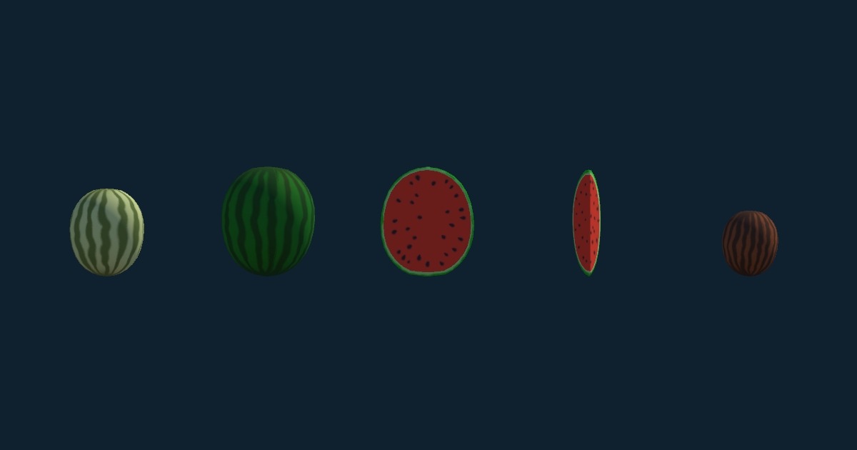 Simple Fruits Package - LITE VERSION (Stylized, Hand-painted, 3D) #2 ...