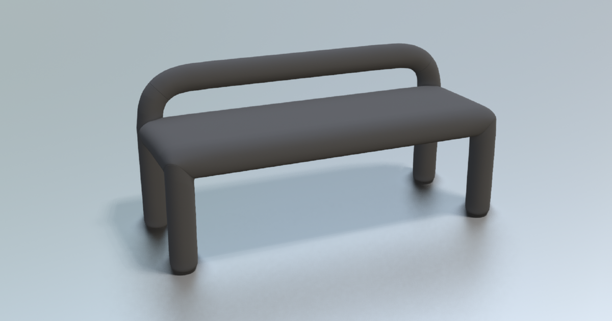 Dining Bench 001 | 3D Furniture | Unity Asset Store