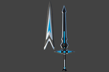 Fantasy Sword 04 URP and HDRP Textures