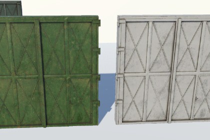 Industrial metal gate 2