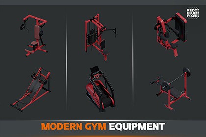 Modern Gym Equipment