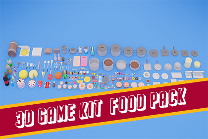 3D Game Kit-Food Pack
