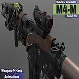 m4 military Weapon (Fps - Tps)
