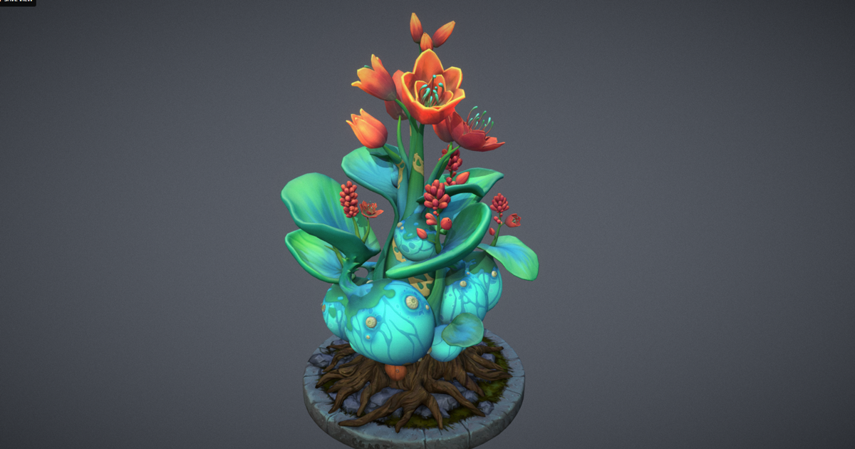 Flower Mask Unity Hand paint Flower | 3D 소품 | Unity Asset Store