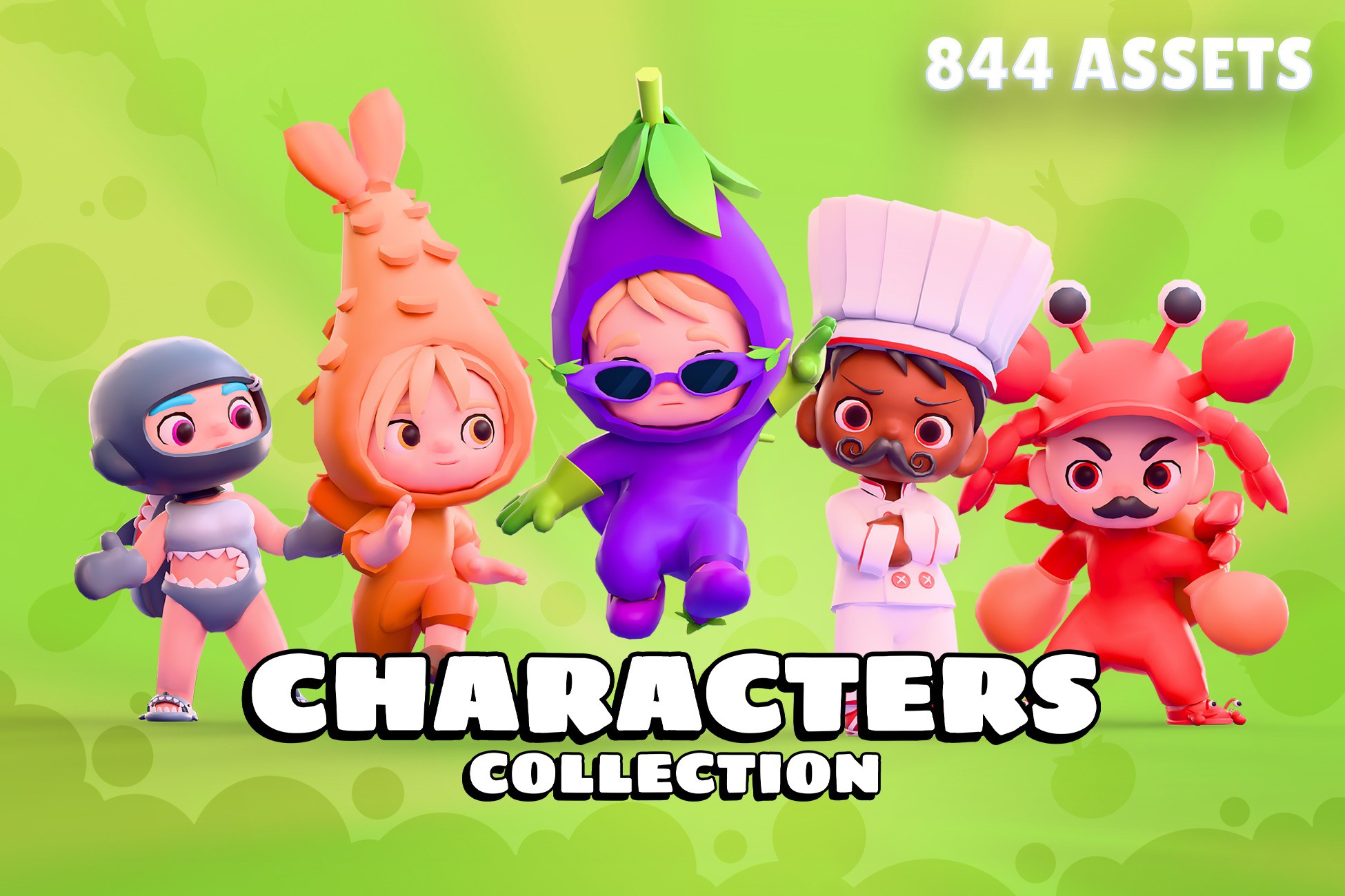 GASTRO: Modular Characters Collection Pack by yaro.team