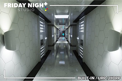 Futuristic Luxury Hotel – Sci-Fi Resort Environment