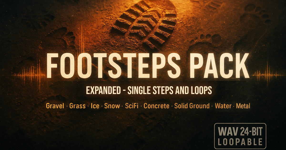 Unity Custom Footsteps Footsteps Pack - Expanded | Foley Sound FX | Unity Asset Store