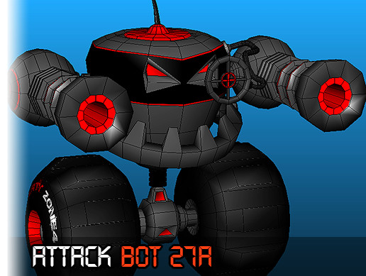 Attack Bot | 3D Robots | Unity Asset Store