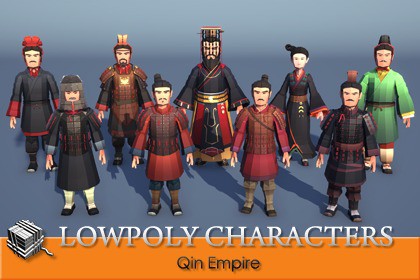 LowpolyCharacters_Qin Empire