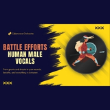 Character Voices - Human Male Battle Vocal Efforts Sound Pack