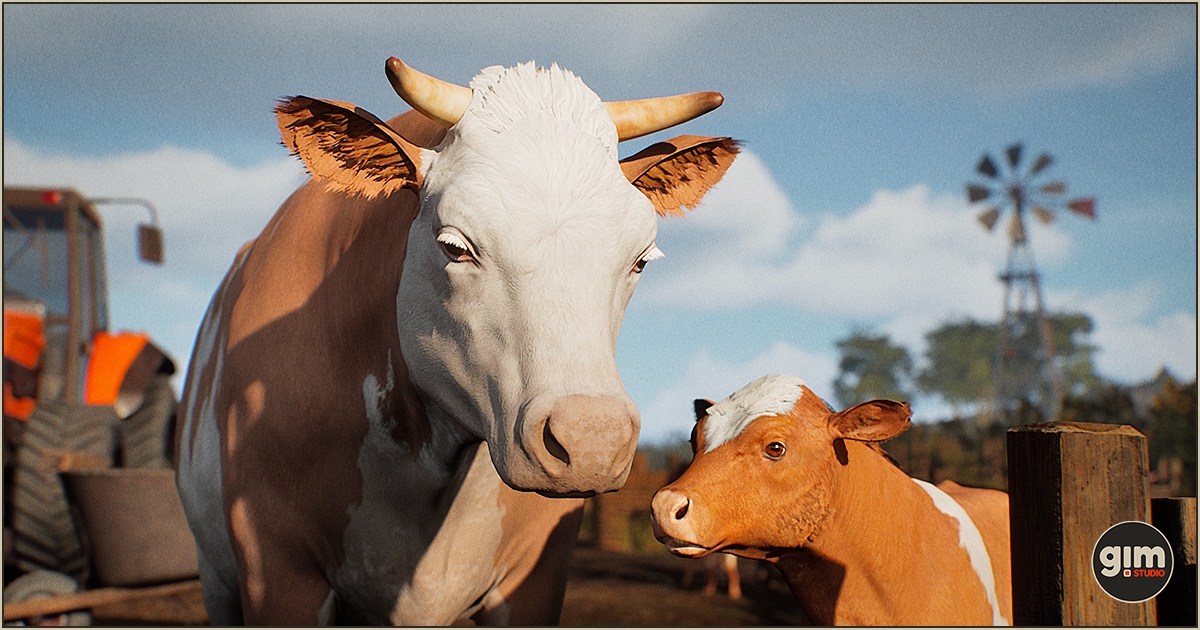 Animalia - Cow (pack) | 3D Animals | Unity Asset Store