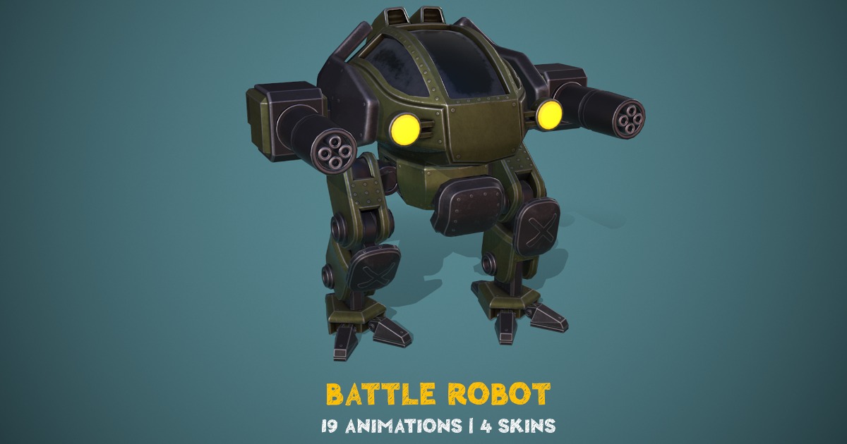 Battle Robot | 3D Robots | Unity Asset Store