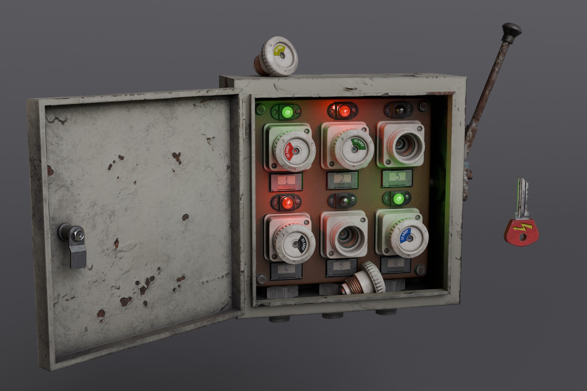 Fuse Custom Asset Fuse Box Prop – Game Ready | 3D Electronics | Unity Asset Store