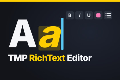 TMP RichText Editor - Rich Text Formatting for TextMesh Pro