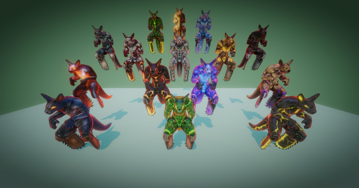Fantasy Monster 26 (Rig + Animation) – PixeliusVita | 3D Creatures ...
