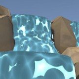 Stylized Waterfall Shader