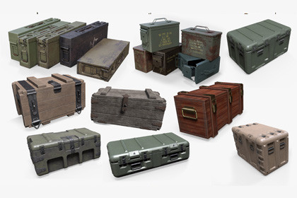 Military Crates & Storage Cases Pack