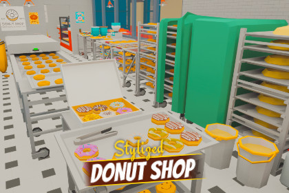 STYLIZED DONUT SHOP PACK
