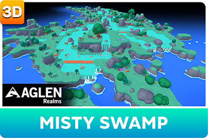 Aglen Realms - Low Poly Misty Swamp