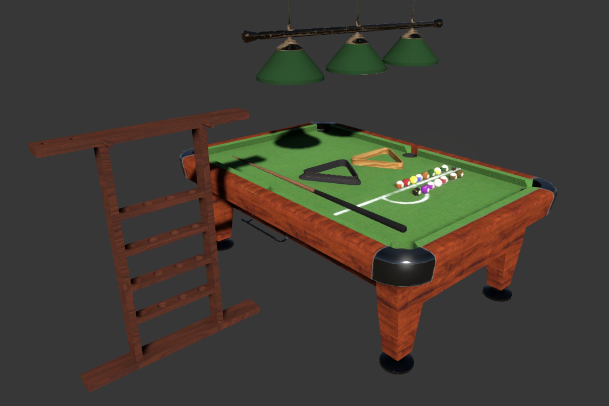 3D Pool Table | 3D Props | Unity Asset Store