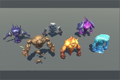Elemental Monster 3D model