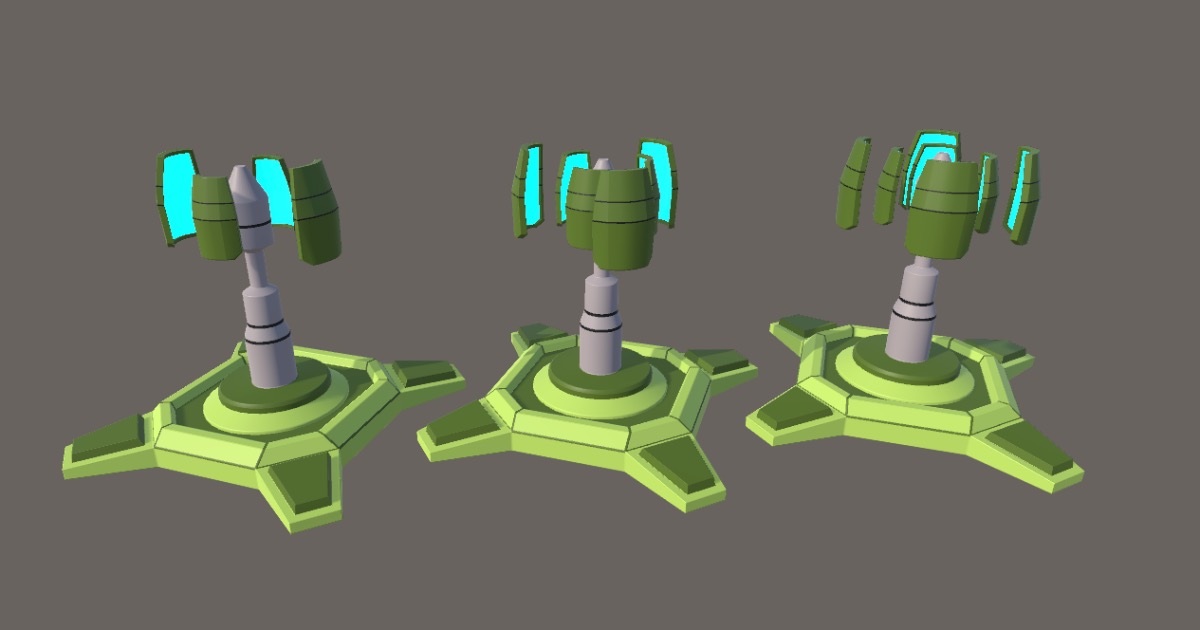 Bolt Turrets for Tower Defense | 3D Props | Unity Asset Store