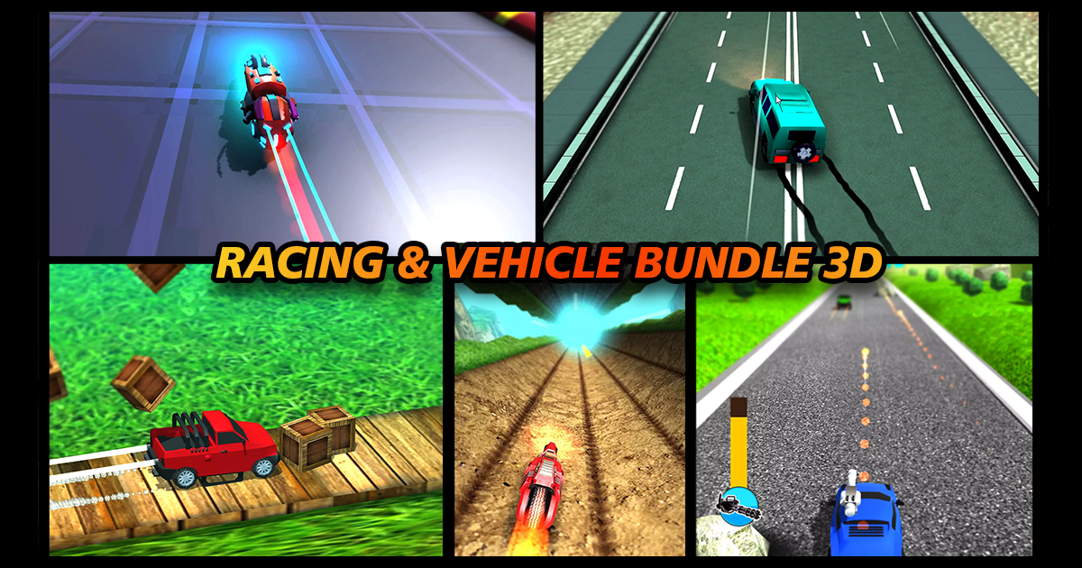 Unity 3d Racing Game Racing & Vehicle Bundle 3D (5 Games) | Packs | Unity Asset Store