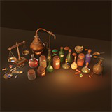 Medieval Alchemy kit