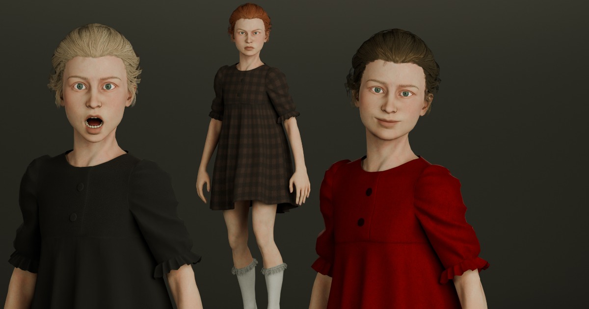 School Girl Teenage | Characters | Unity Asset Store