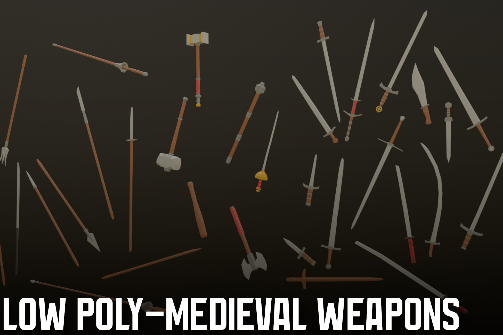 Weapons High Poly Low Poly - Medieval Weapons | 3D Weapons | Unity Asset Store
