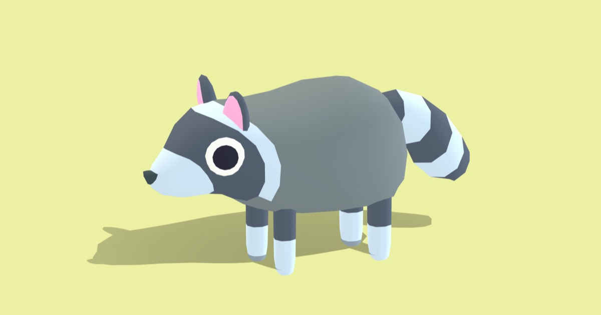Raccoon - Quirky Series | Characters | Unity Asset Store