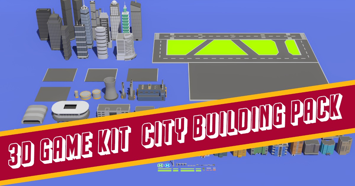 3D Game Kit-City Building Pack | 3D η―ε’ | Unity Asset Store