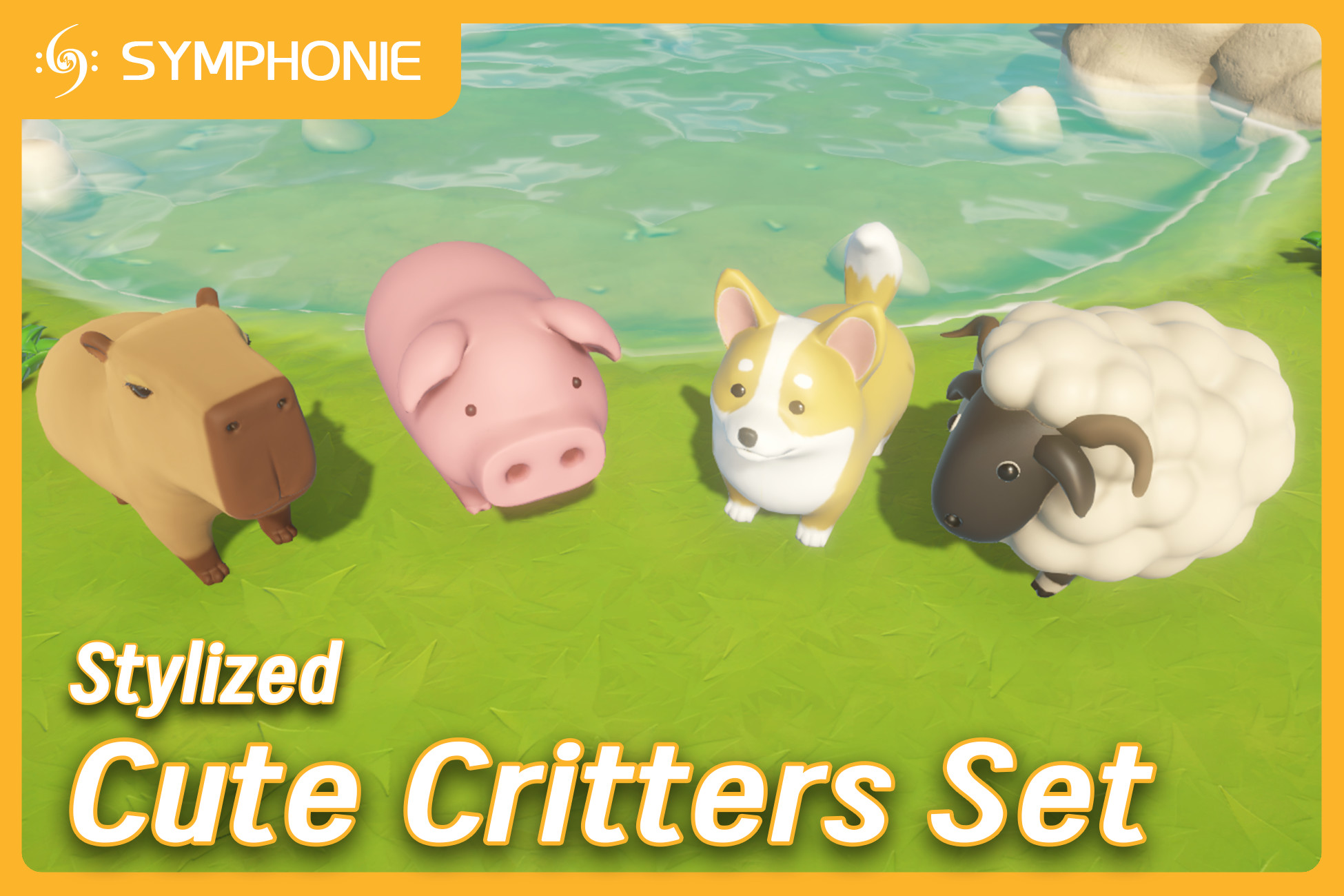 Unity Animals Asset Stylized Cute Critters Set | 3D Characters | Unity Asset Store