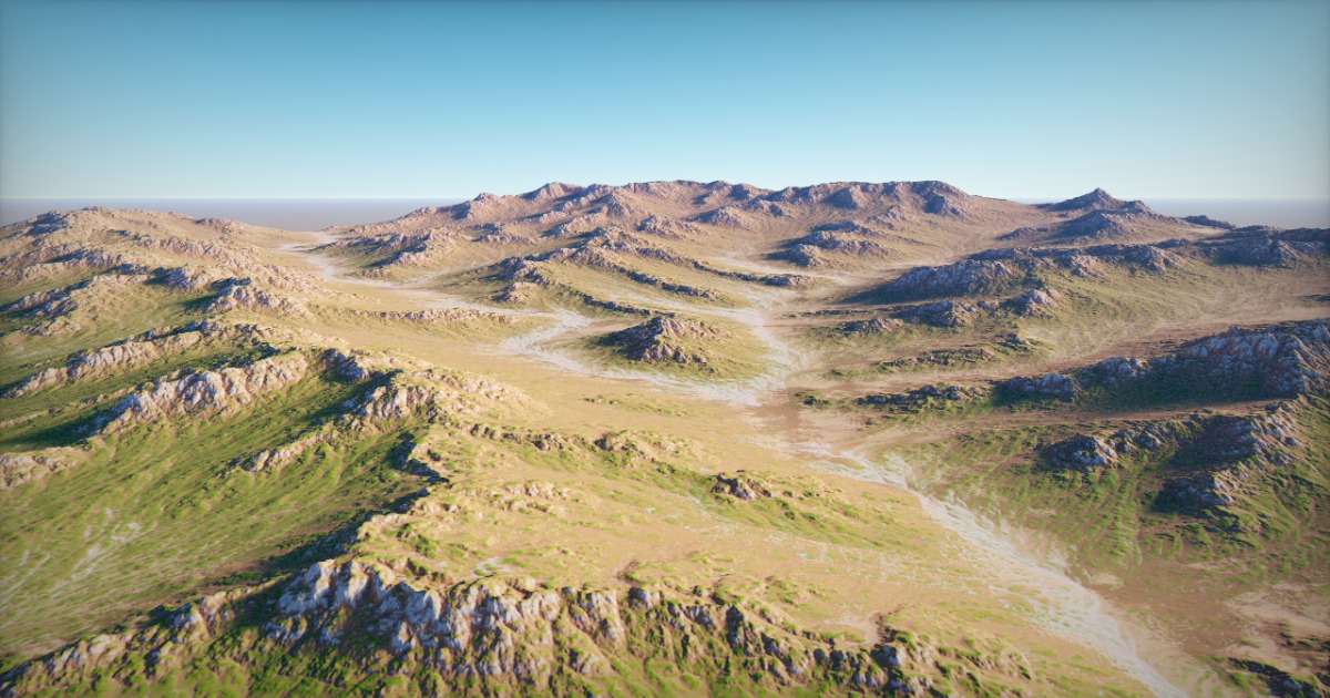 Chilli Heightmap Heightmaps- HillsDry | 3D Landscapes | Unity Asset Store